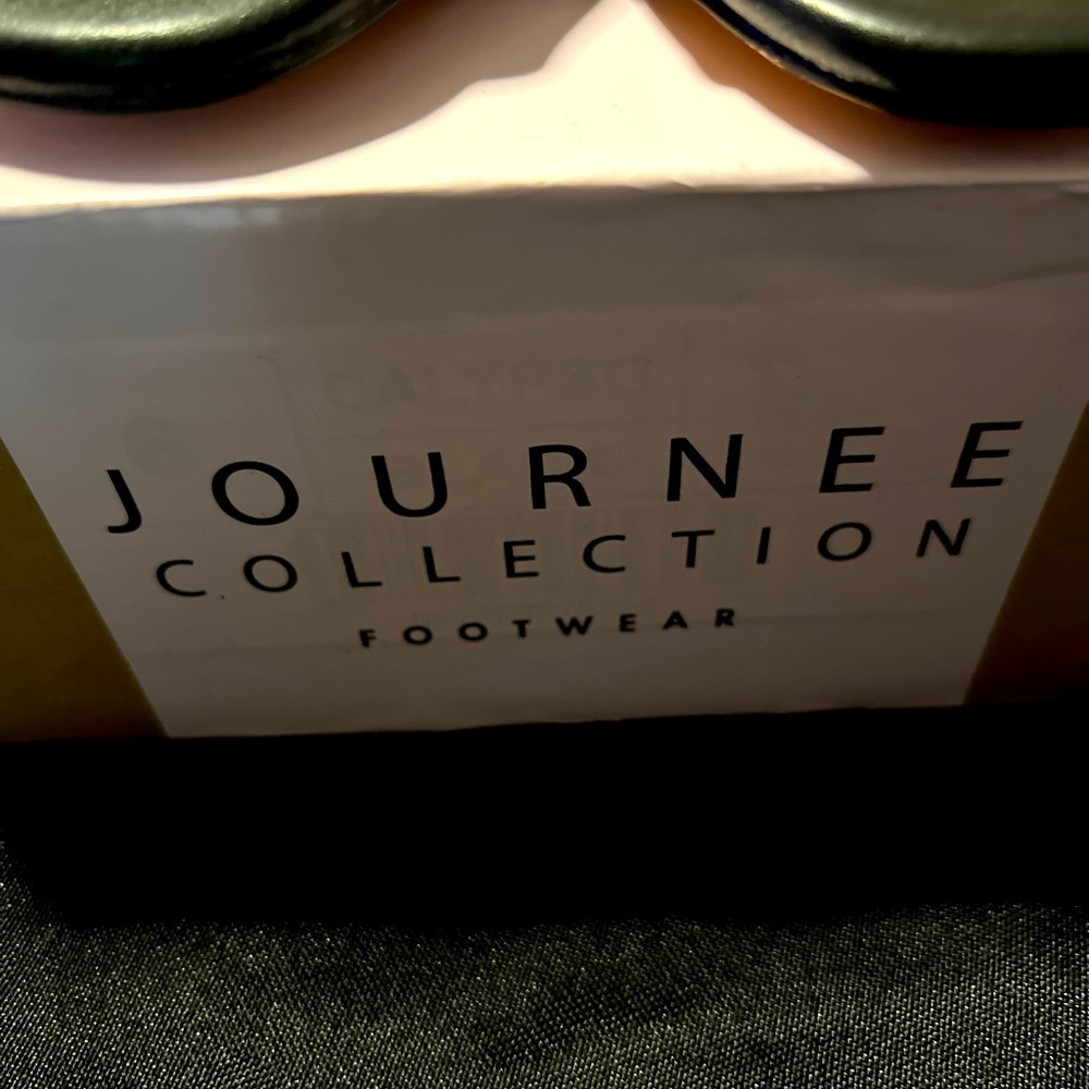 Journee black high heels